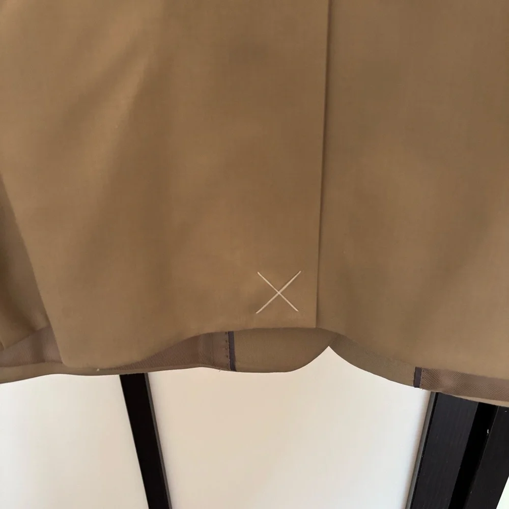 Paul Fredrick 43L British Tan Solid 2-Button‎ Sport Coat Wool Blazer Jacket. NWT